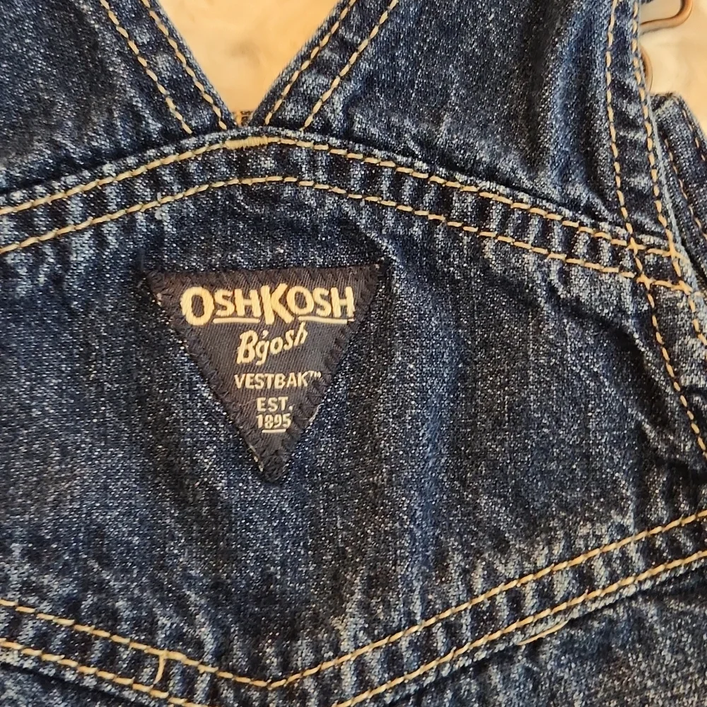 OshKosh B'Gosh Vintage Vestback Denim Overall Romper / Jumper UNISEX